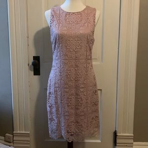 Jack by BB Dakota Lace Dress Size L in Mauve Rose